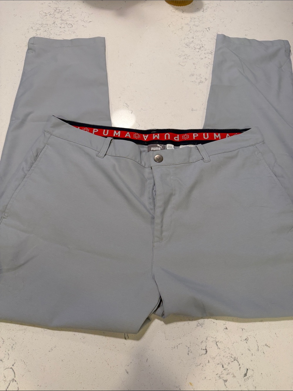 Puma Men's Light Gray Golf Pants